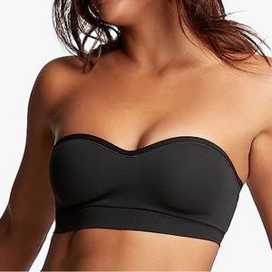 Yummie Black Peyton Strapless Bra Large-(34D)